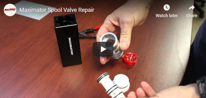 Maximator Spool Valve Repair
