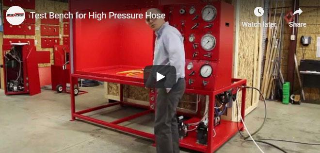 Test Bench for High Pressure Hose